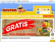 Tablet Screenshot of duckshop.de